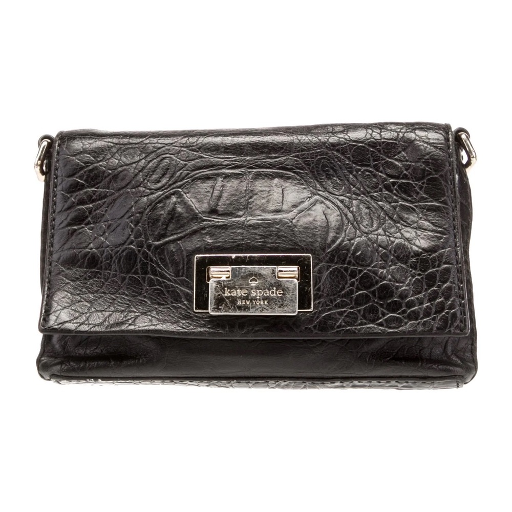 Kate Spade Black Leather Crossbody Bag - Picture 3 of 13